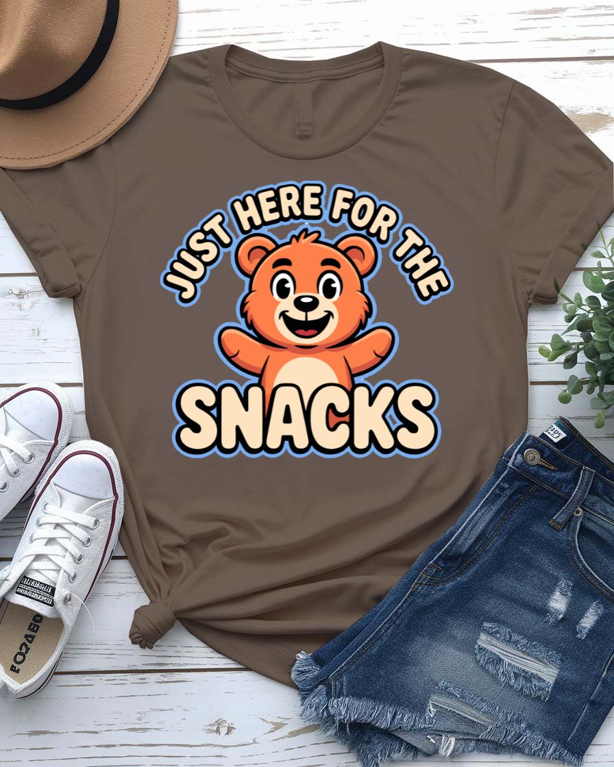 Just Here for The Snacks Graphic T-Shirt