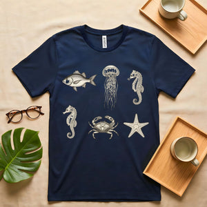 The Life Inside Ocean Tee graphic t-shirt by Memez Store