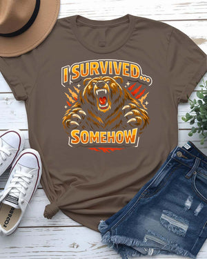 I Survived Somehow Graphic T-Shirt