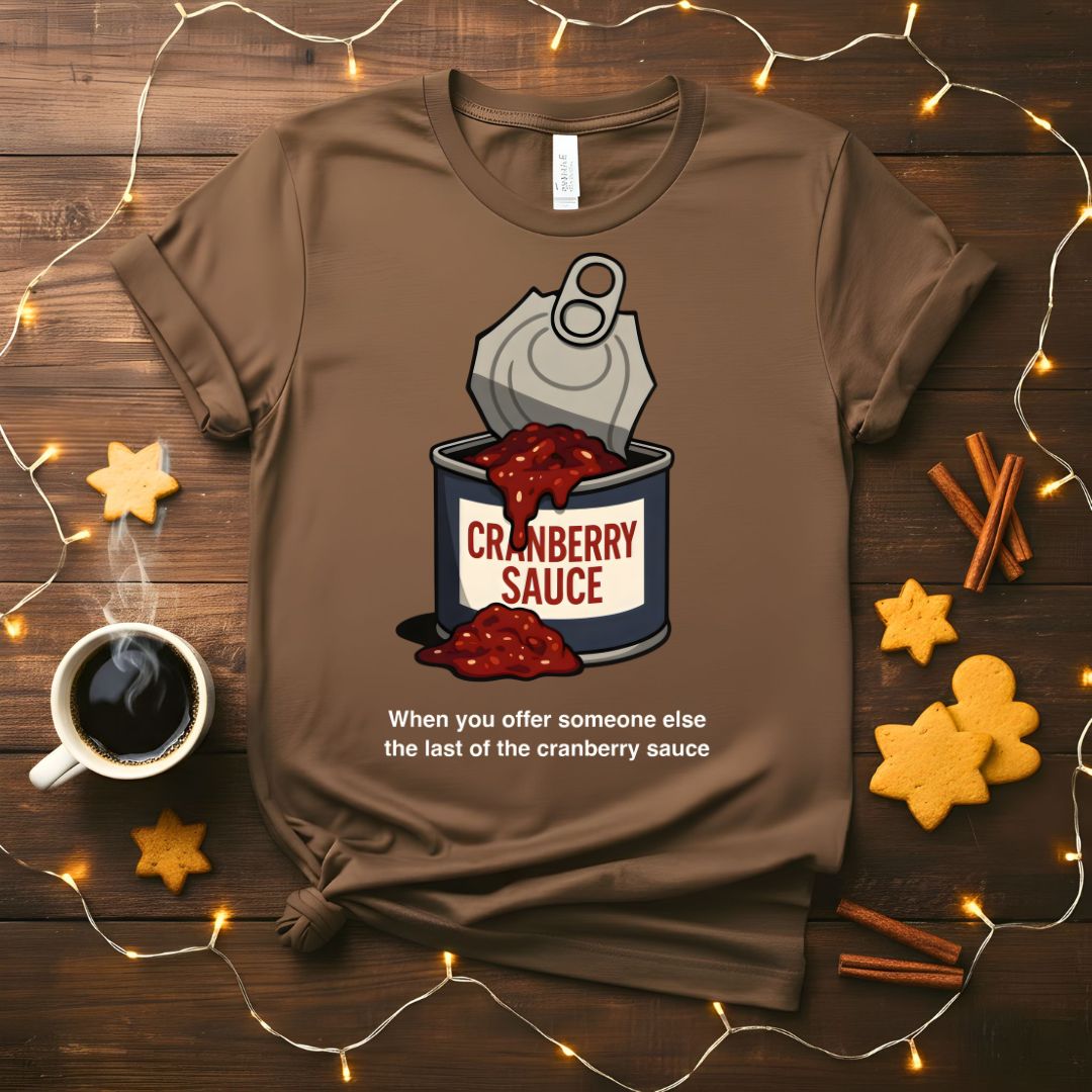 "When You Have The Last Cranberry Sauce" Funny Holiday T-Shirt
