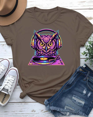 DJ Owl Graphic Streetwear T-Shirt