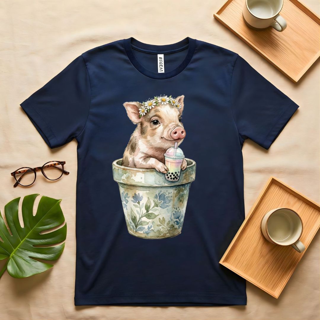Piggy Boo Boo Crying Over Spilled Drink Meme T-Shirt