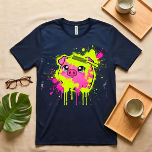Colored Ceramic Piggy Bank Meme T-Shirt