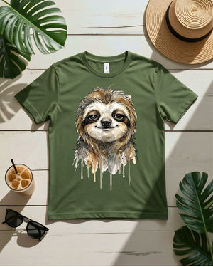 Cute zen sloth tee meditating sloth lotus pose ommm graphic