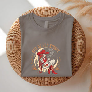 "Out of Bad Spirit Funny Halloween Tee by Memez Store – spooky season unisex shirt"