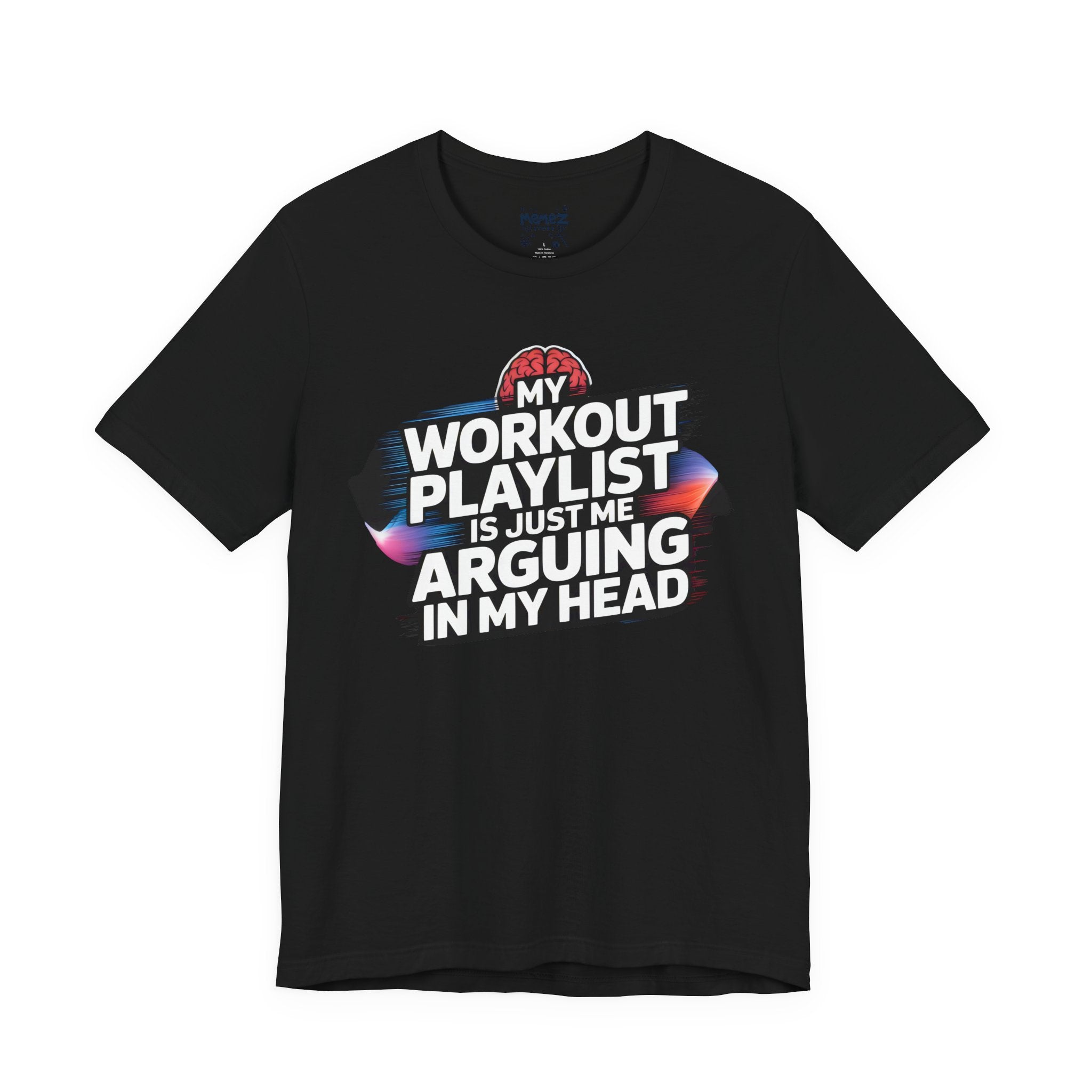Workout My Playlist Funny Tee