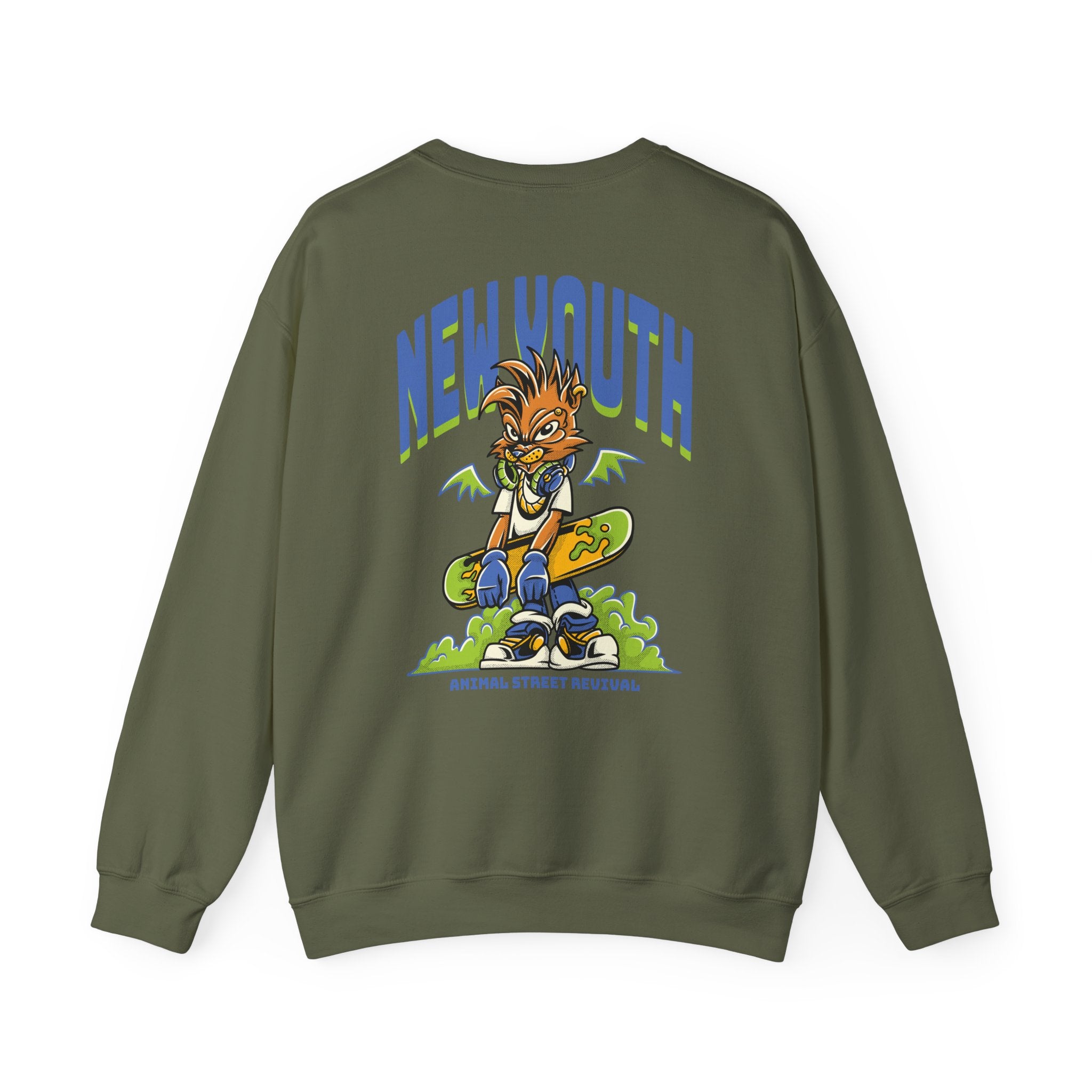 Youth Streetwear Crewneck Sweatshirt