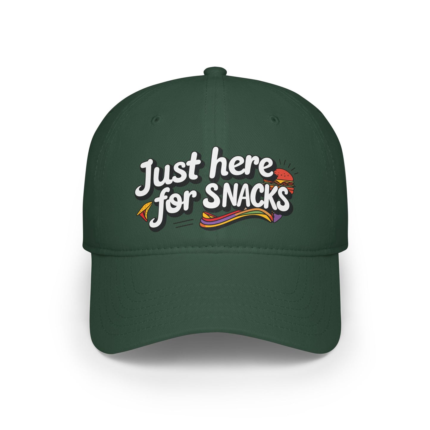 Just Here For Snacks Funny Cap By Memez Store