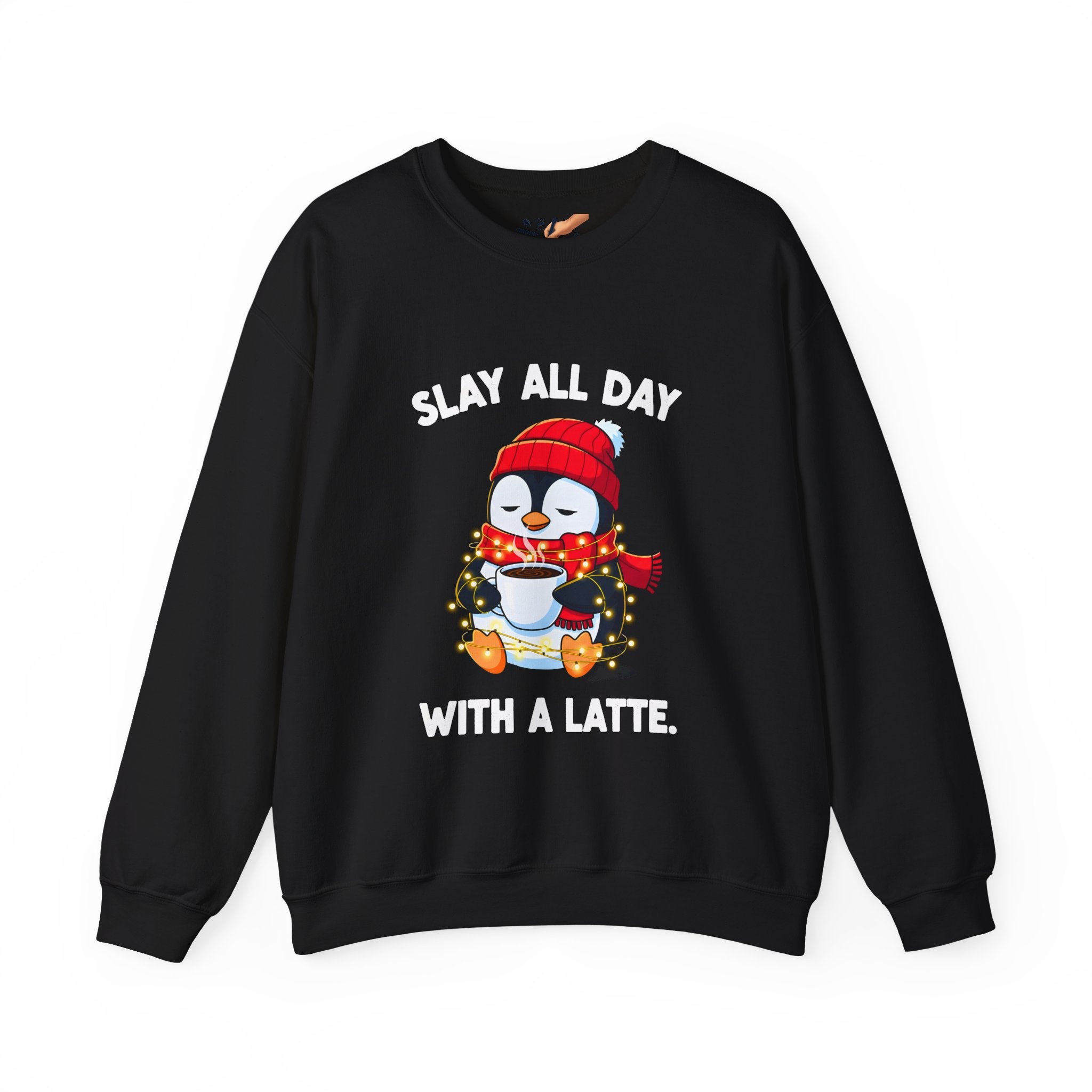 Slay All The Day With Latte Chirstmas Sweatshirt
