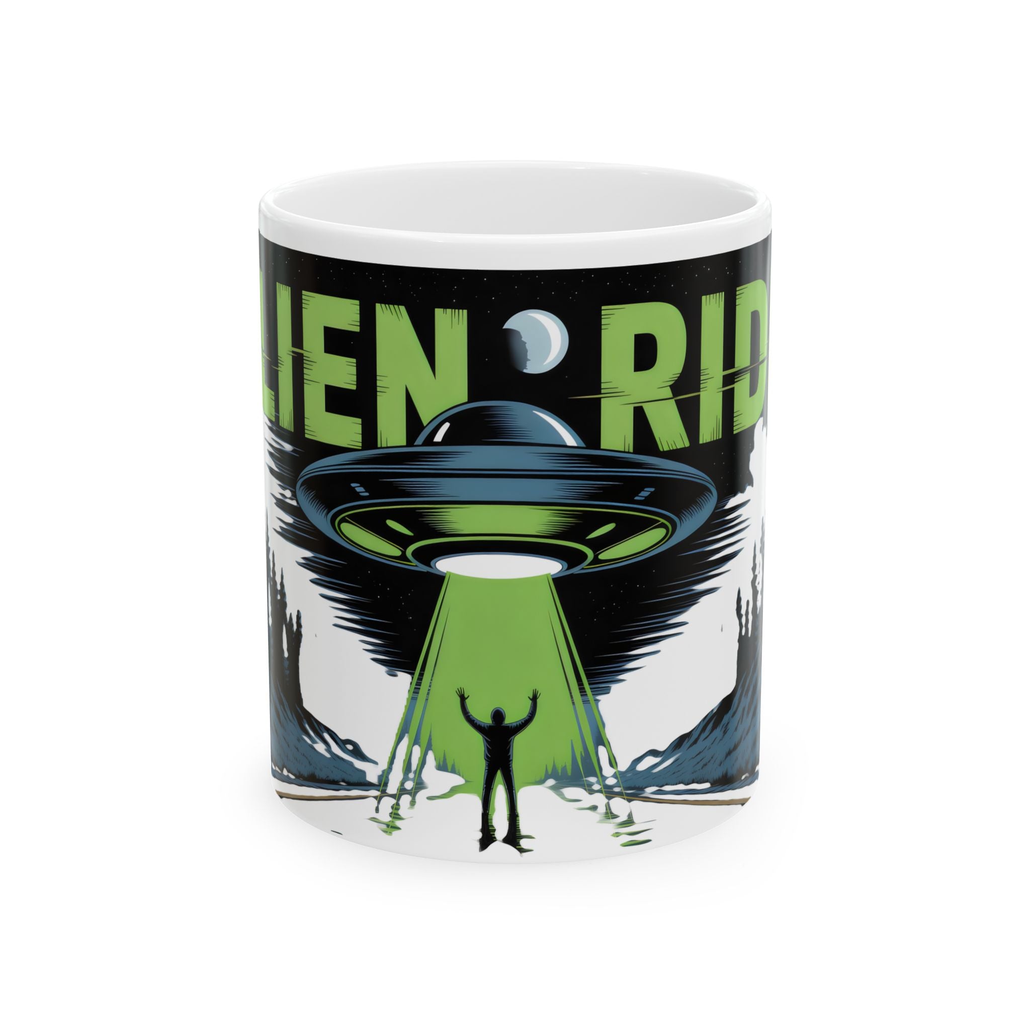 Alien Ride Funny Mug