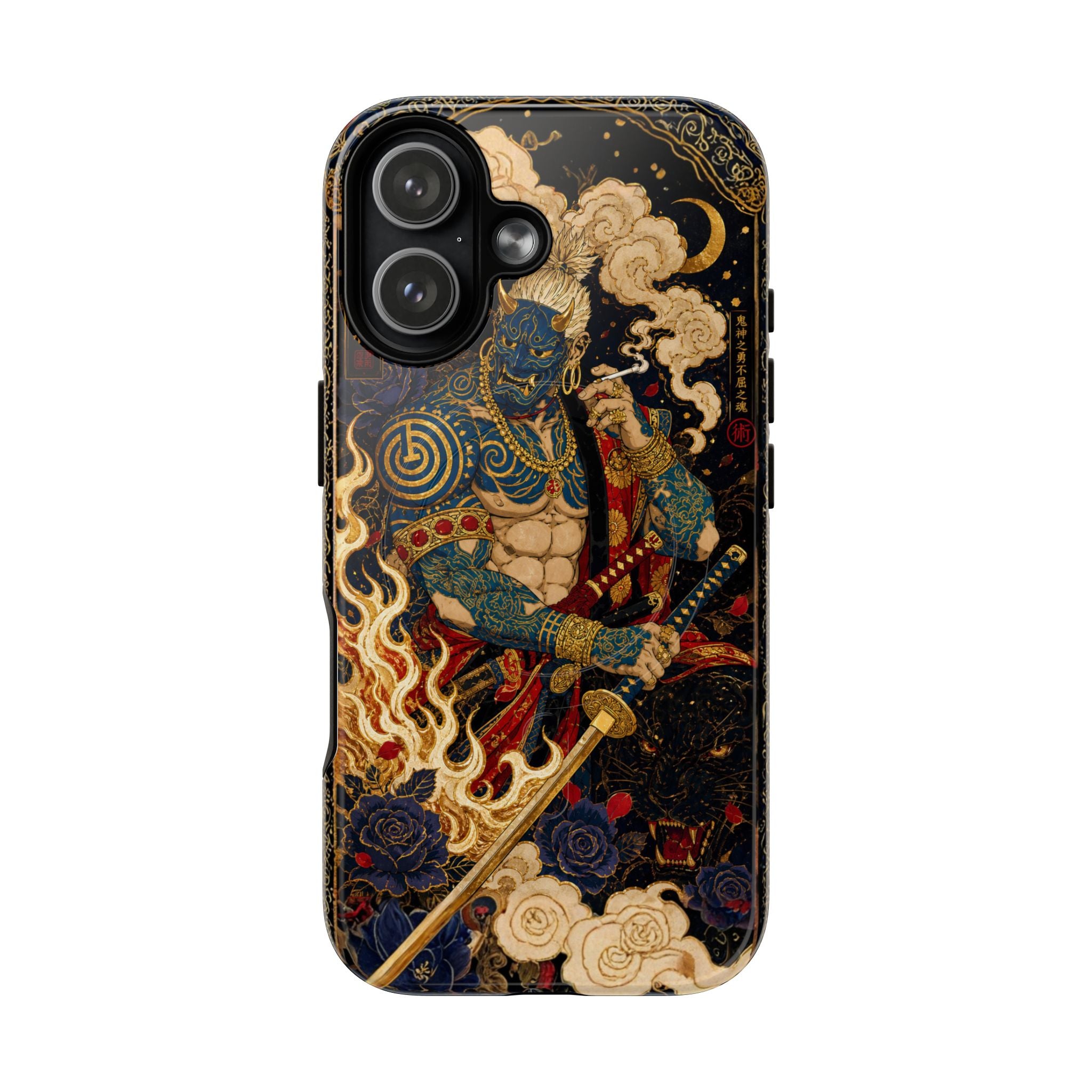 Mythic Samurai Magnetic Phone Case — Armor Warrior Art iPhone Case