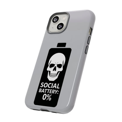 Social Battery Zeero I Phone case by Memez Store