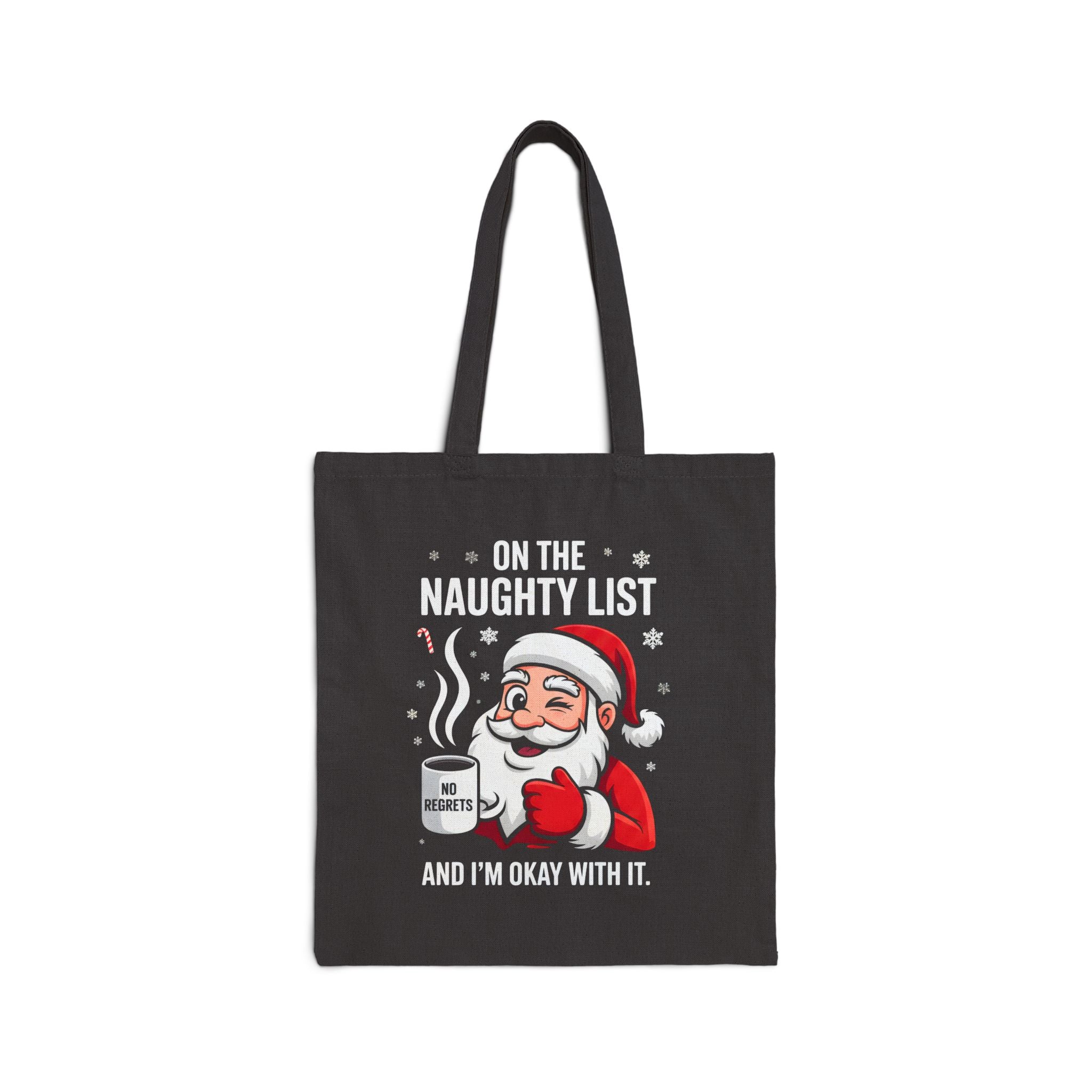 On the Naughty List Christmas Tote Bag