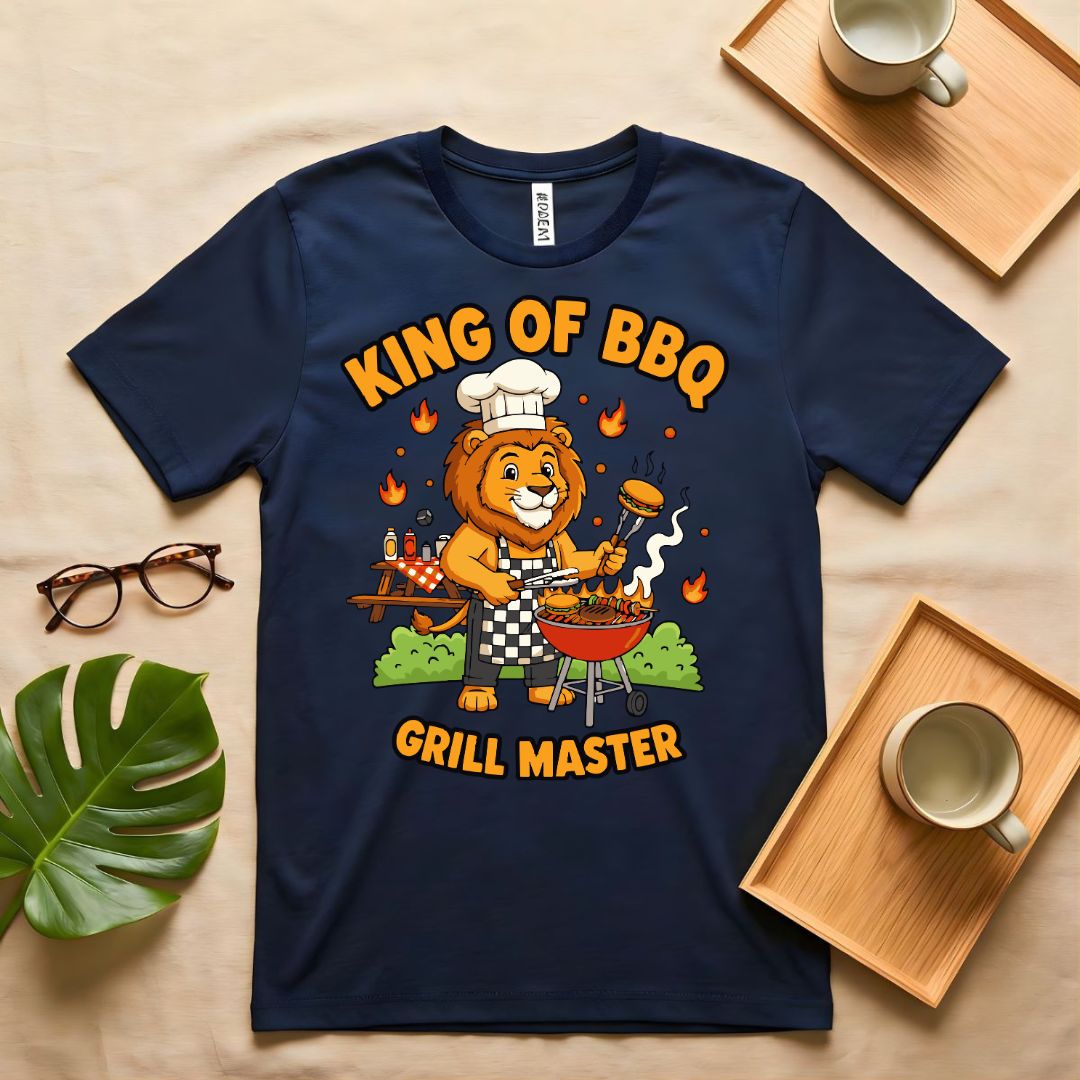 King of Bar B Q Vintage Grill Master T-Shirt