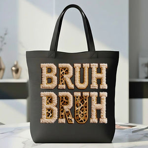 Bruh Funny Minimalist Slang Word Tote Bag