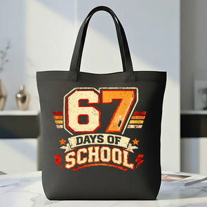 67 Days of School Celebration Tote Bag