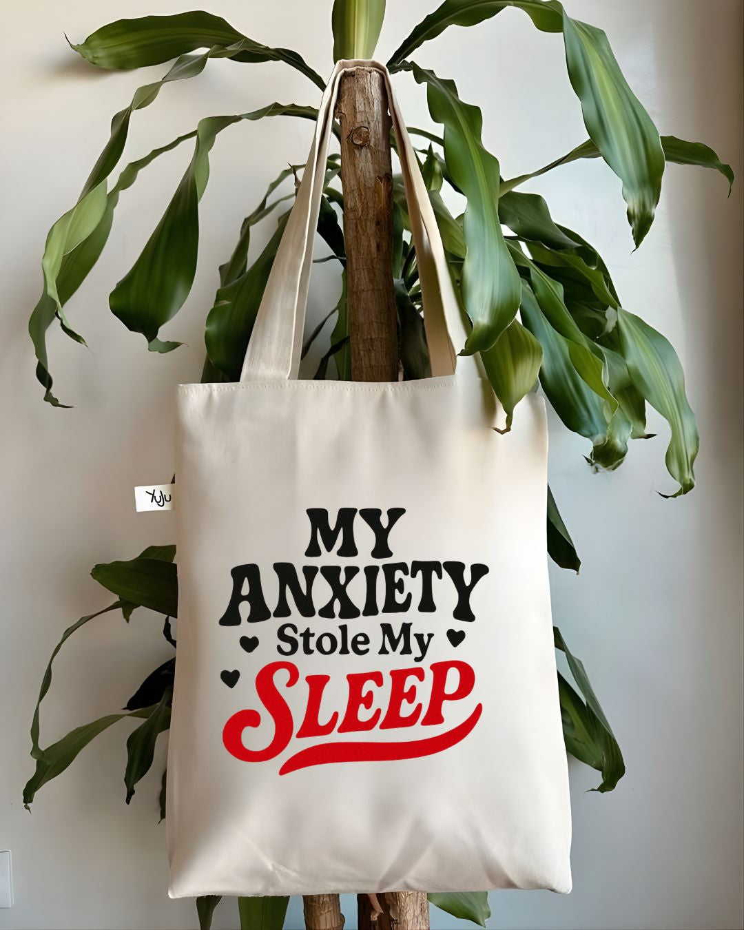 My Anxiety Stole My Sleep Funny Relatable Tote Bag