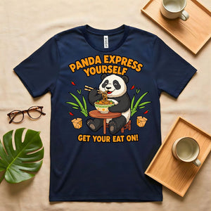 Hop Into Ramen Cute Bunny Graphic T-Shirt