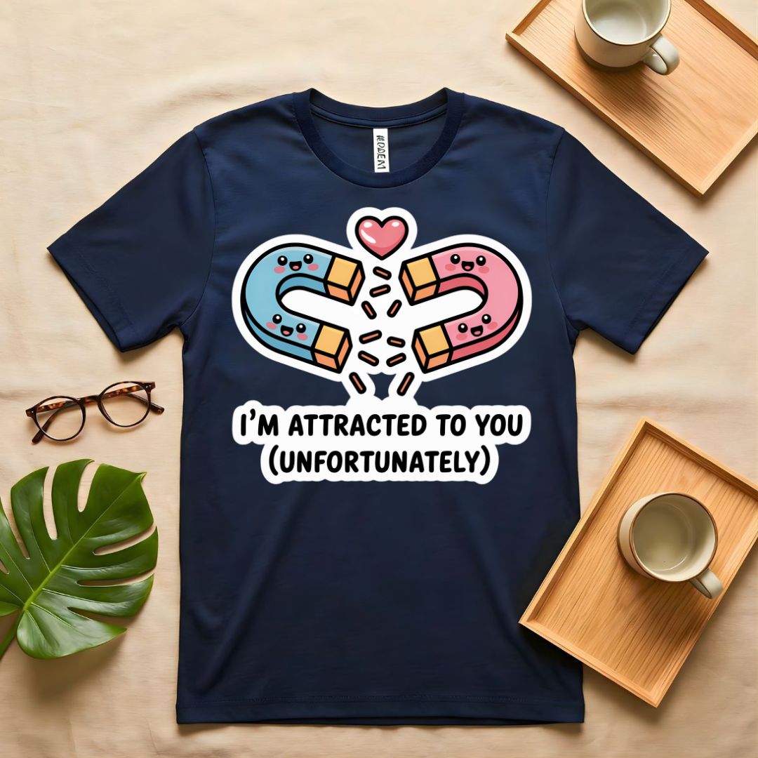I am Attracted to You Magnet Science Pun T-Shirt