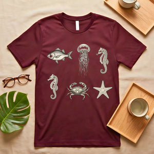 The Life Inside Ocean Tee graphic t-shirt by Memez Store