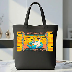 Salty Swollen Funny Beach State Sarcastic Tote Bag