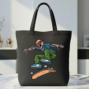 Skull Skater Tote Bag - Durable Skatepark Gear Bag