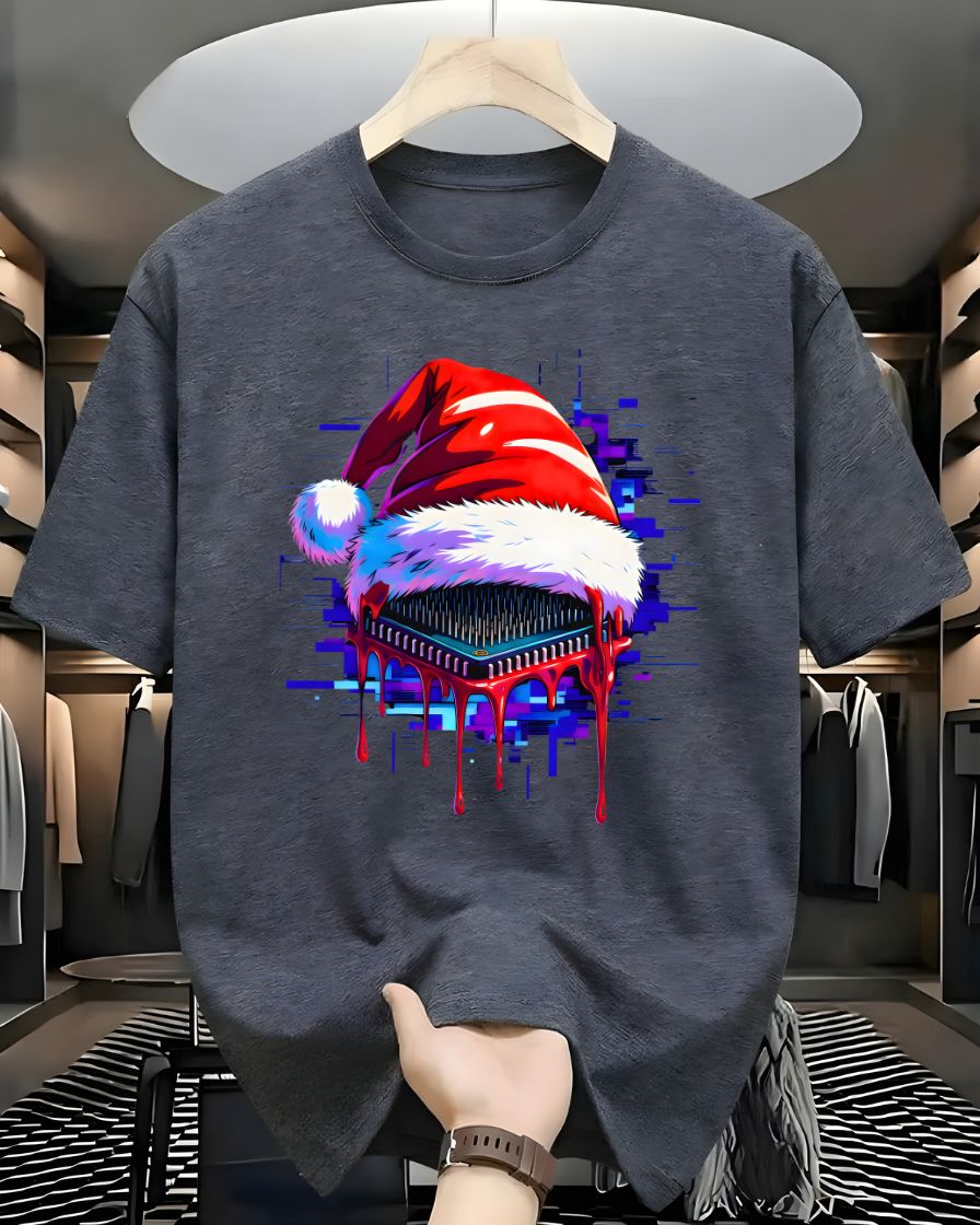 Merry Chip-Mas Potato Chip Pun Christmas T-Shirt