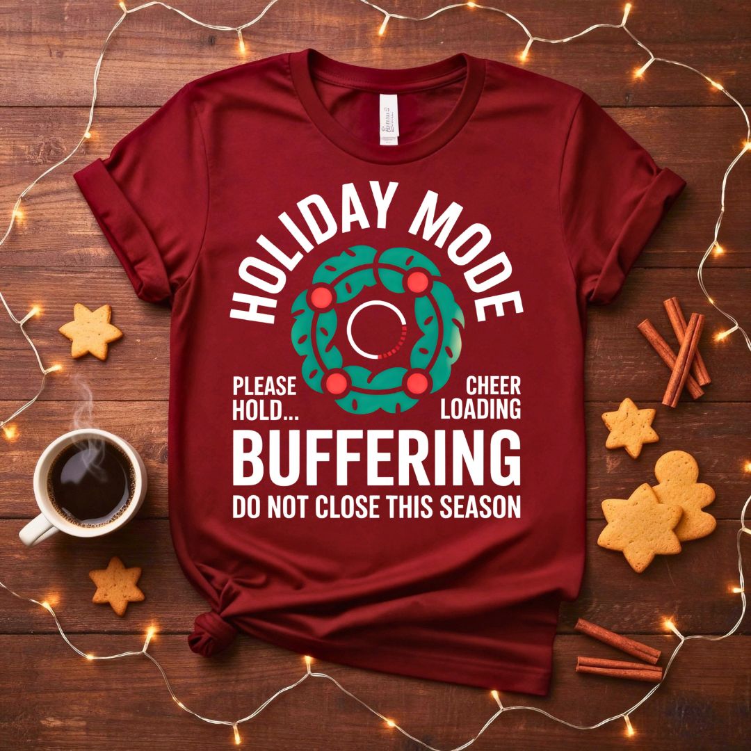 "Holiday Mode Activated" Funny Vacation T-Shirt