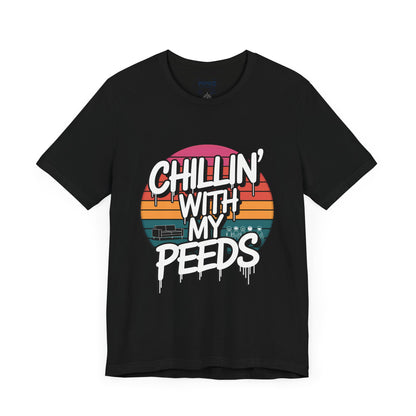 CHillin With Peeds A Funny Easter Tee By Memez Store