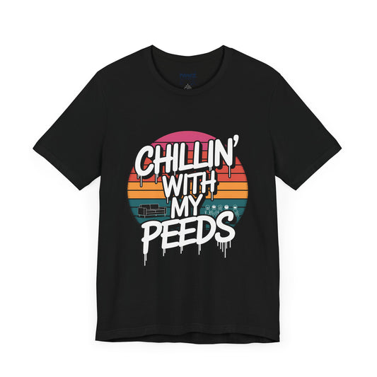 CHillin With Peeds A Funny Easter Tee By Memez Store