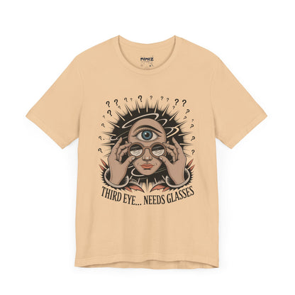 Third Eye Need Glasses Funny Tee By memez store