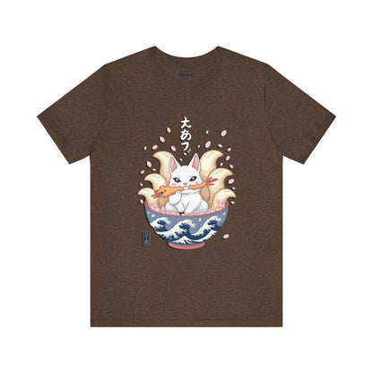 Japenese Noodles with Cat Funny Tee By memez store