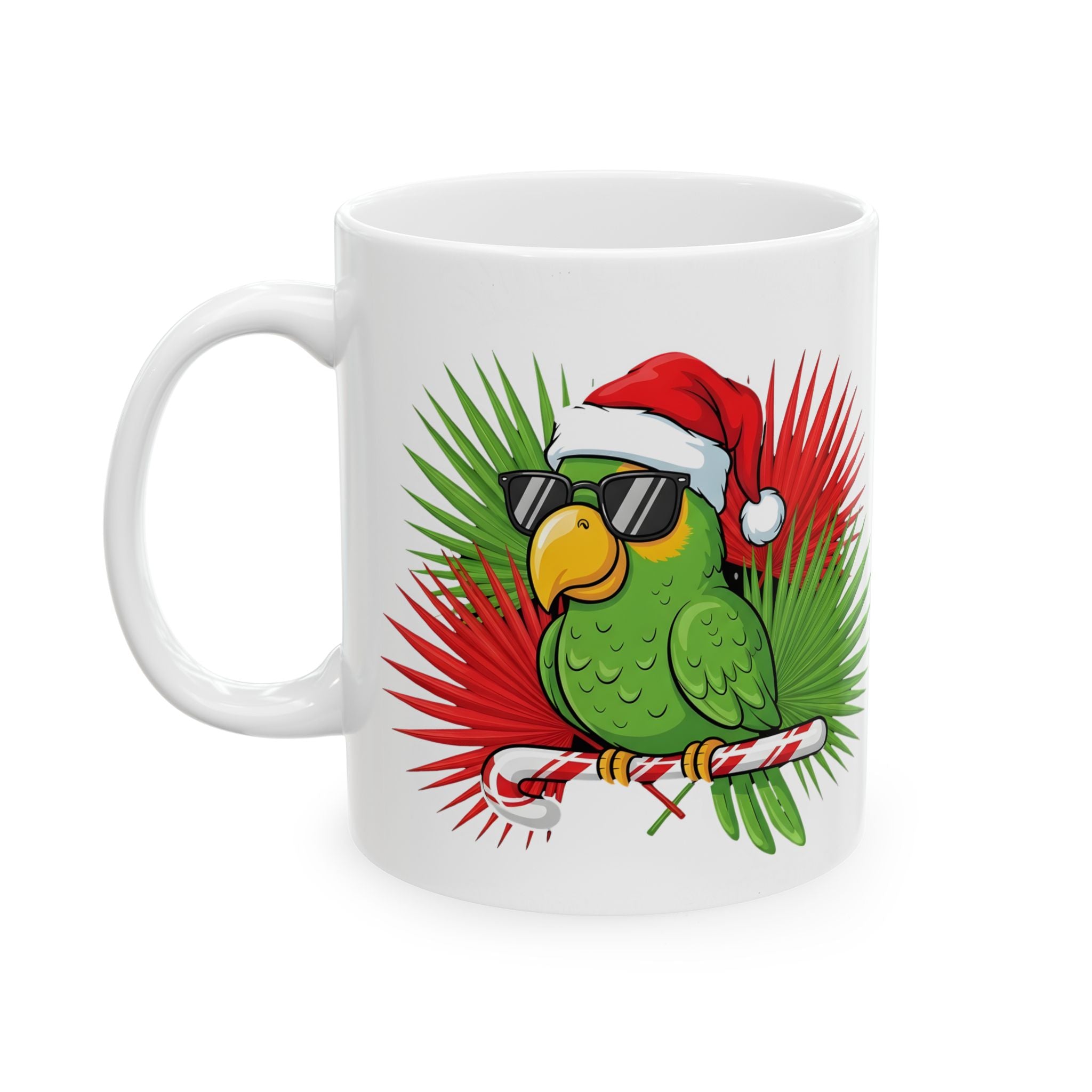Cute Parrot Christmas Coffee  Mug