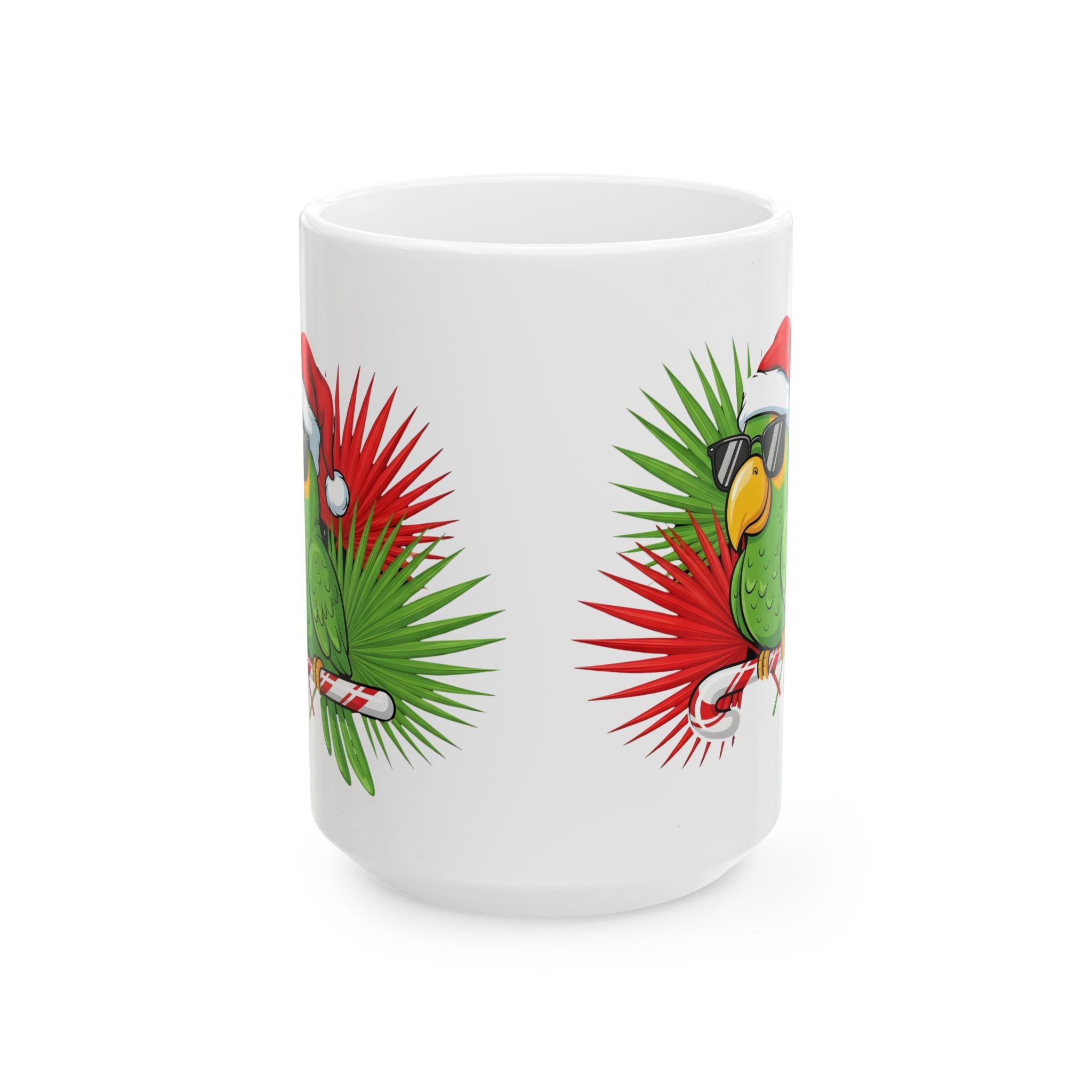 Cute Parrot Christmas Coffee  Mug