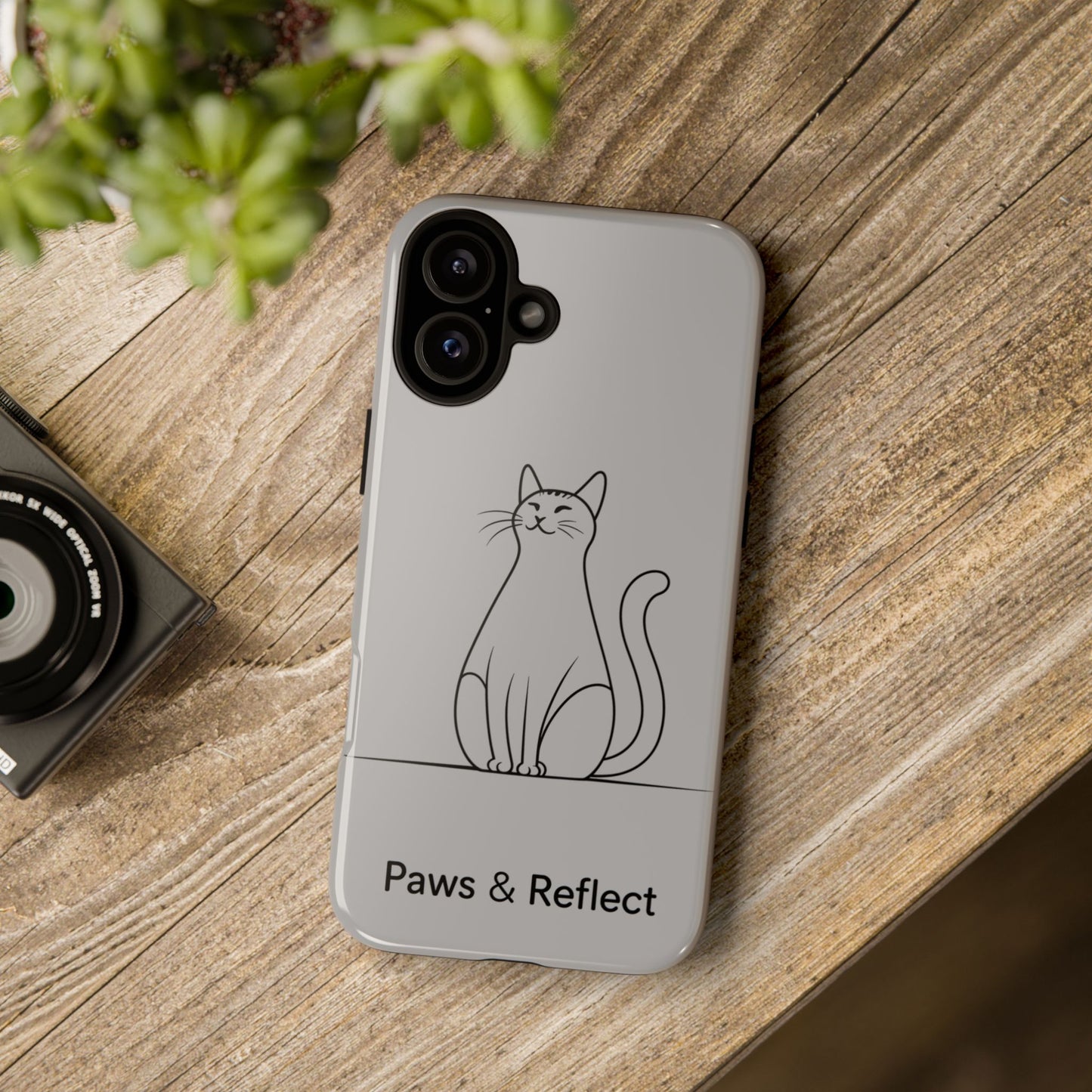 Paw and Reflect Pet Lovers iPhone Case By Memez Store
