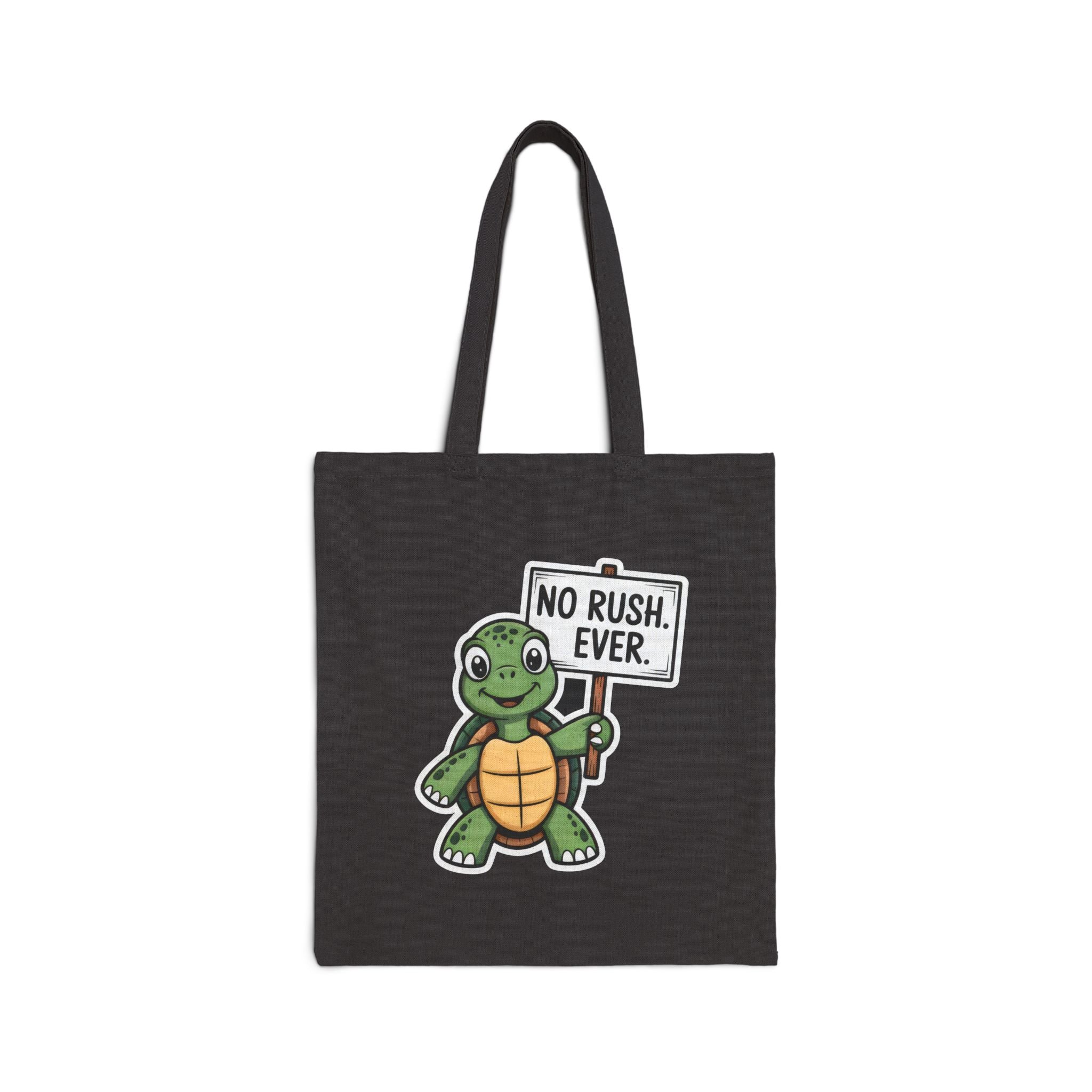 No Rush Ever Turtle Tote Bag