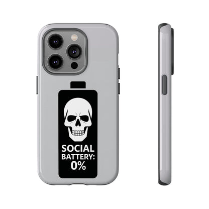 Social Battery Zeero I Phone case by Memez Store