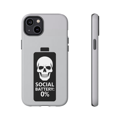 Social Battery Zeero I Phone case by Memez Store