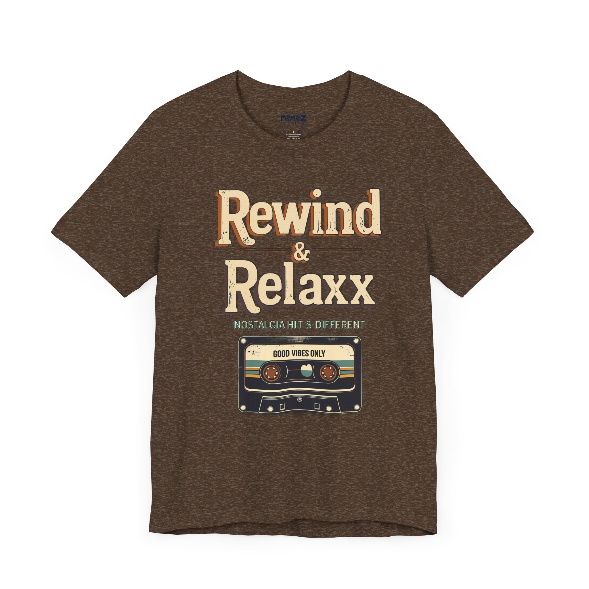 Retro Style Tee - Relax and Rewind Funny Meme T-shirt by Memez Store