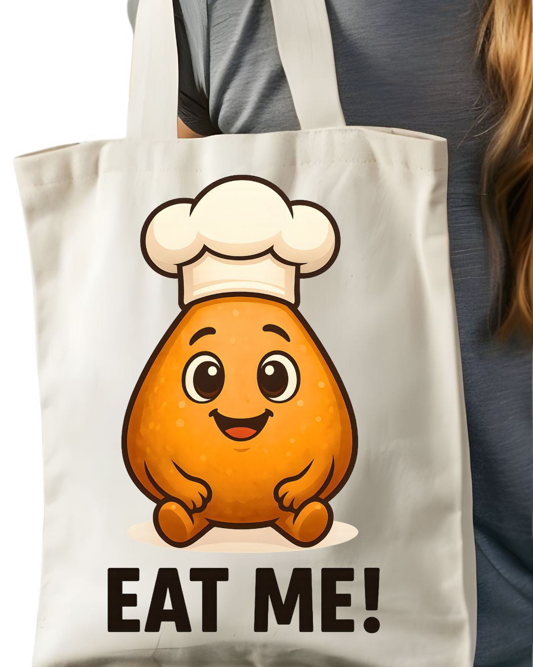 "Eat Me" Alice in Wonderland Literary Tote Bag