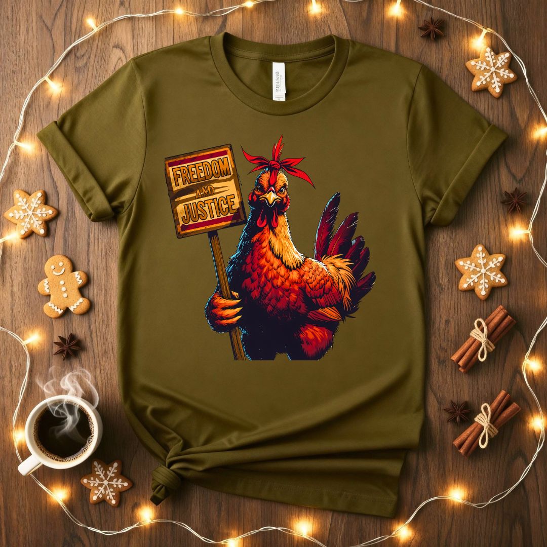 Freedom and Justice Meme Ironic Political Humor T-Shirt