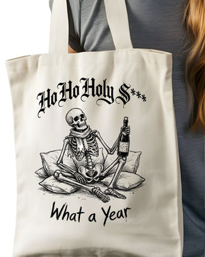 What A Year Funny Understated Sarcasm Tote Bag