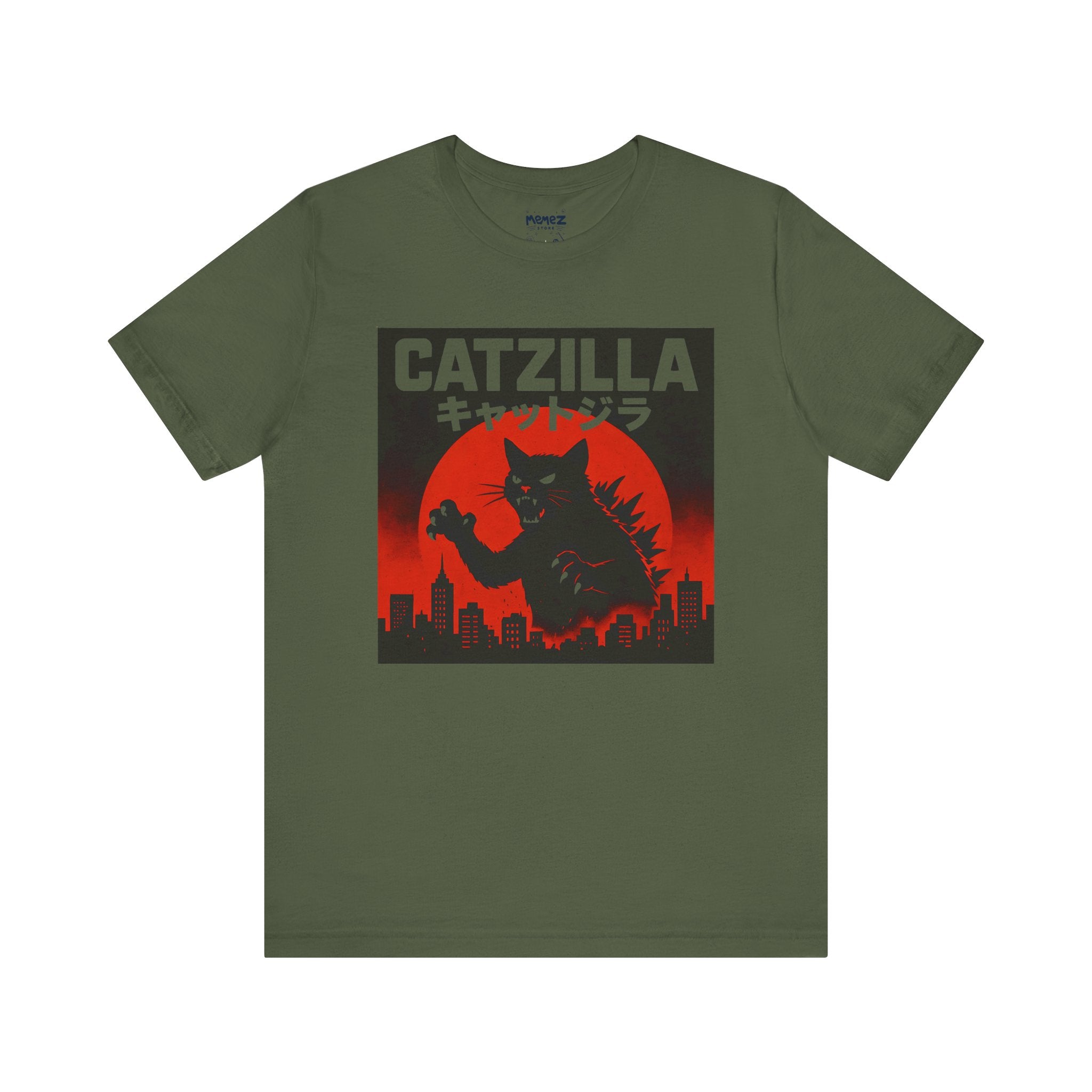 Catzilla Funny Tee