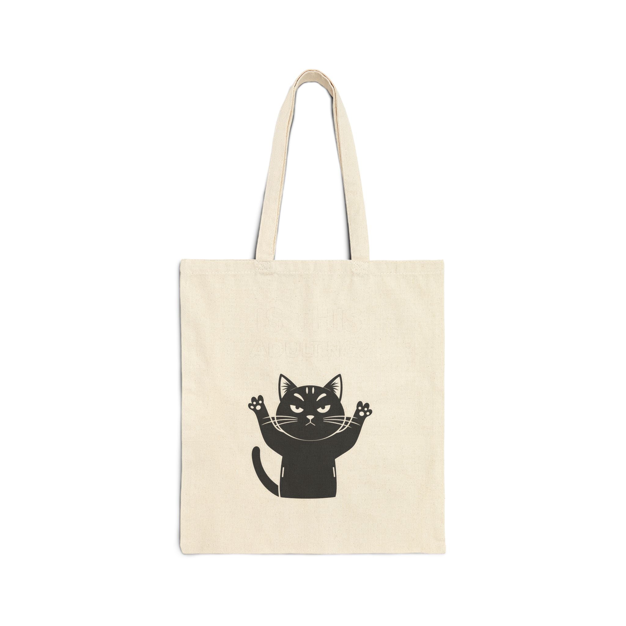 Is This Adulting Cat Tote Bag