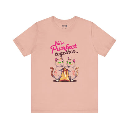 We Purrfect Toghether Funny Pet Lover's Tee By Memez Store
