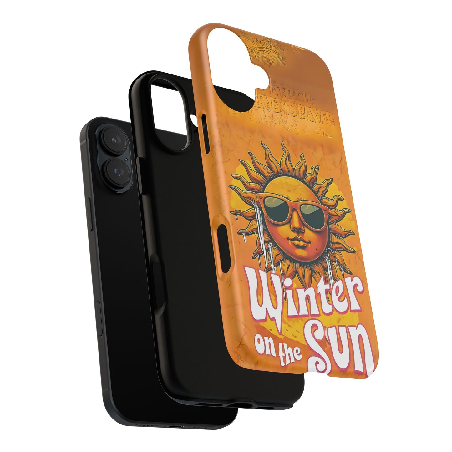 Winter on The Sun Funny Meme Phone Case - Sarcastic Design | Memez Store