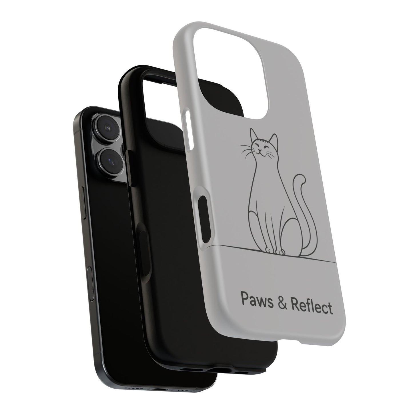 Paw and Reflect Pet Lovers iPhone Case By Memez Store