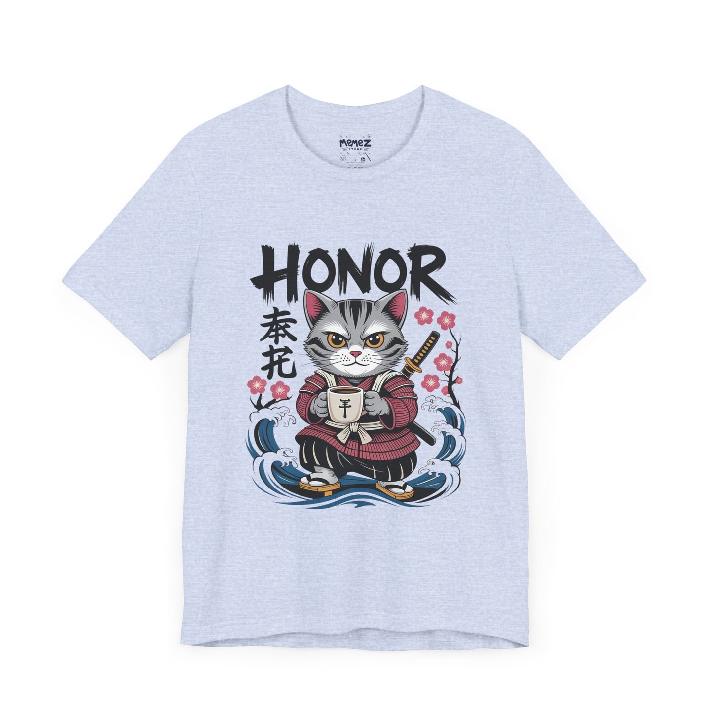 Japanese Noodle Funny Cat Tee