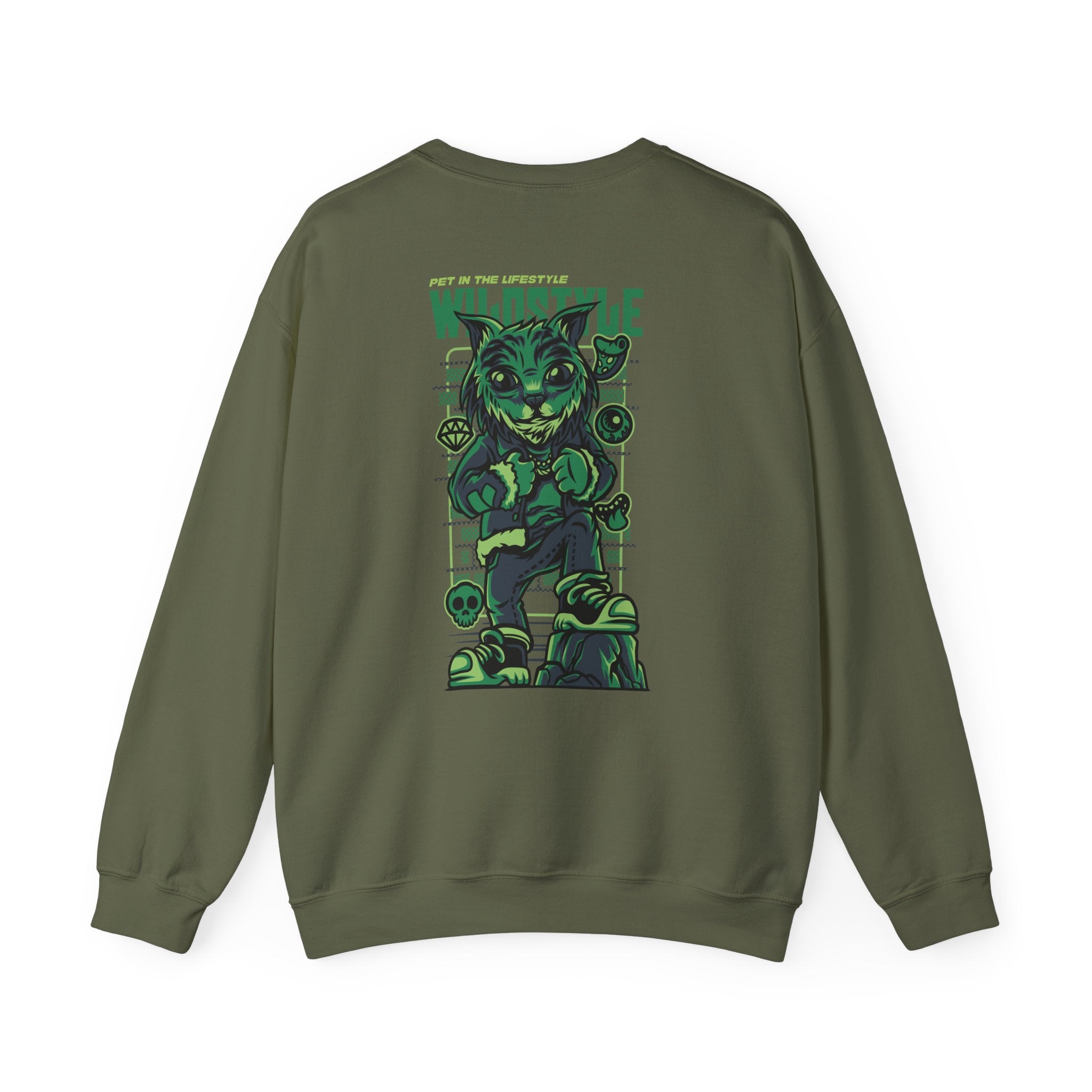 Wild Style  Crewneck Sweatshirt — Streetwear Graphic