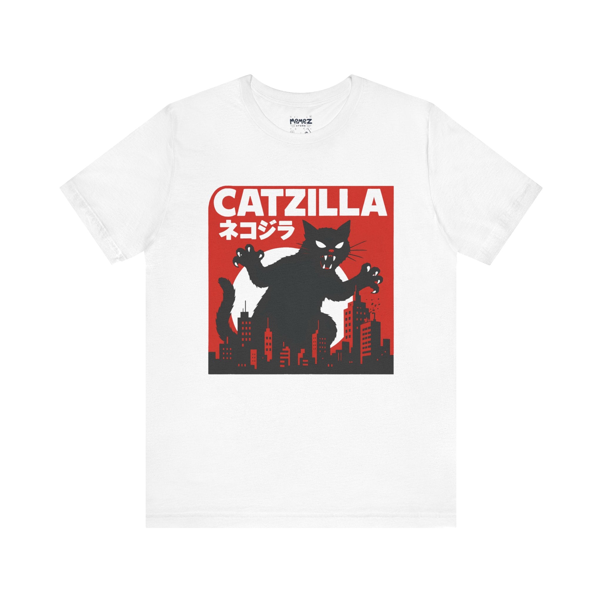 Catzilla Cat Funny Tee